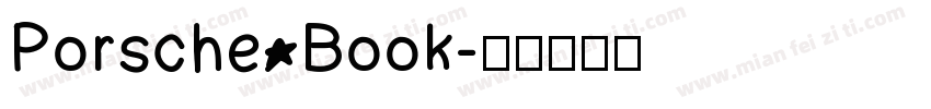 Porsche Book字体转换